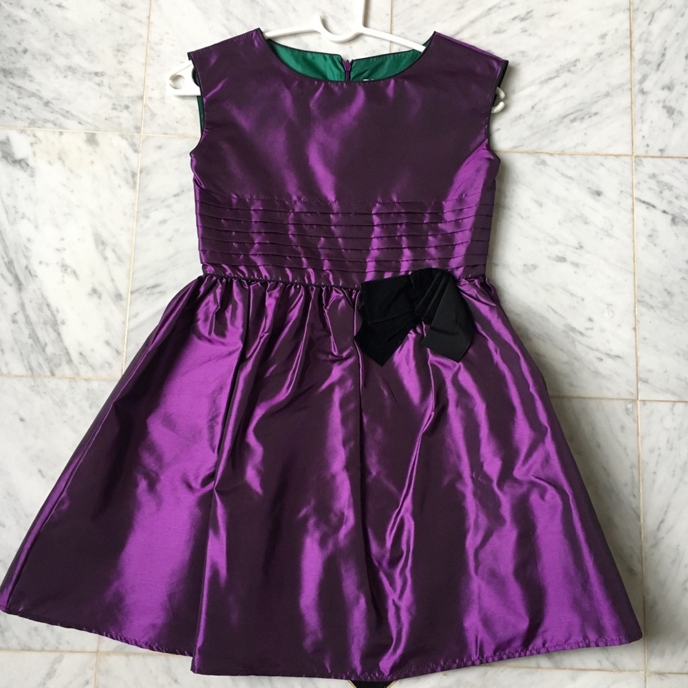 Girls Purple Dress (American Girl Doll look)